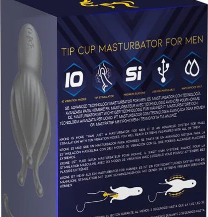 Potente Masturbatore per glande Kron vibrazioni 10 x silicone Premium ricarica in prodotto Erosdom - Palmi, commercioVirtuoso.it