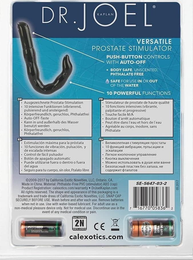 CalExotics Dr. Stimolatore prostatico di Joel Kaplan vibrazioni 10 x pulsazioni in prodotto Erosdom - Palmi, commercioVirtuoso.it