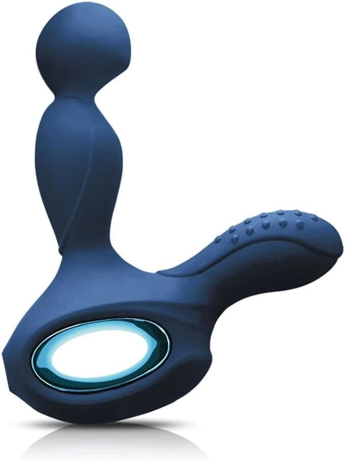 Stimolatore prostatico e perineo blu Premium Orbit caldo rotante vibrante in prodotto Erosdom - Palmi, commercioVirtuoso.it