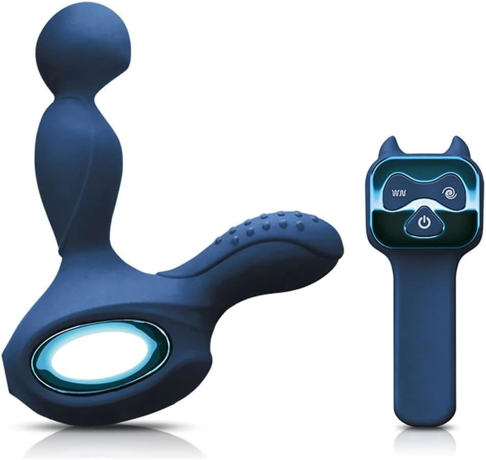 Stimolatore prostatico e perineo blu Premium Orbit caldo rotante vibrante in prodotto Erosdom - Palmi, commercioVirtuoso.it
