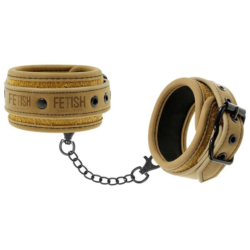 Fetish Premium submissive cavigliere bondage vegano senape imbottite BDSM fetish in prodotto Erosdom - Palmi, commercioVirtuoso.it