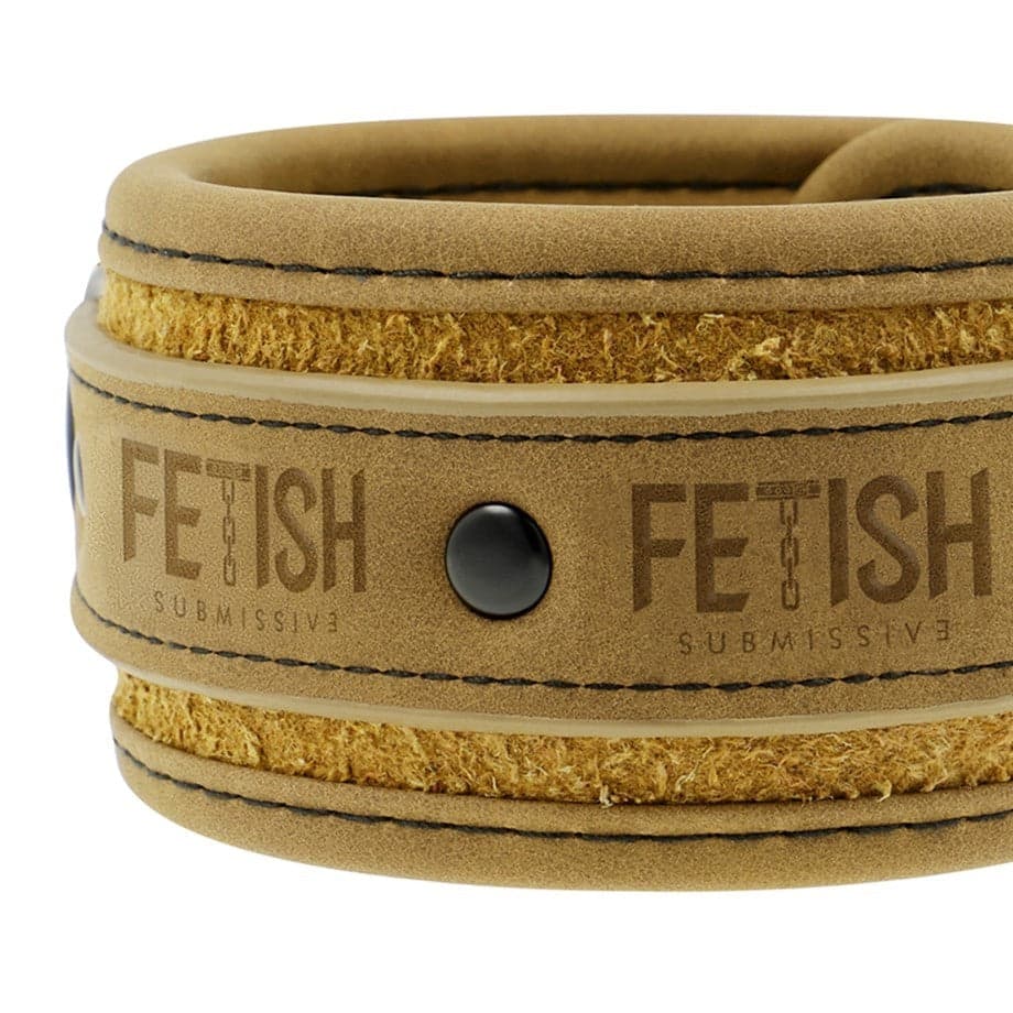 Fetish Premium submissive cavigliere bondage vegano senape imbottite BDSM fetish in prodotto Erosdom - Palmi, commercioVirtuoso.it
