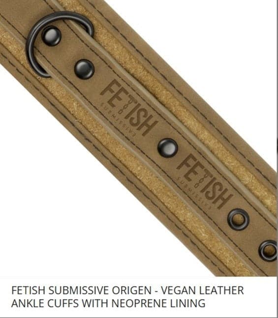 Fetish Premium submissive cavigliere bondage vegano senape imbottite BDSM fetish in prodotto Erosdom - Palmi, commercioVirtuoso.it