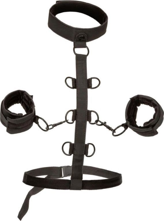 Set collare + manette + imbragoper bondage fetish BDSM scomponibile in prodotto Erosdom - Palmi, commercioVirtuoso.it