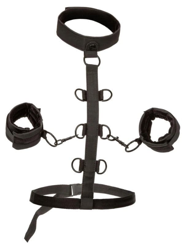 Set collare + manette + imbragoper bondage fetish BDSM scomponibile in prodotto Erosdom - Palmi, commercioVirtuoso.it
