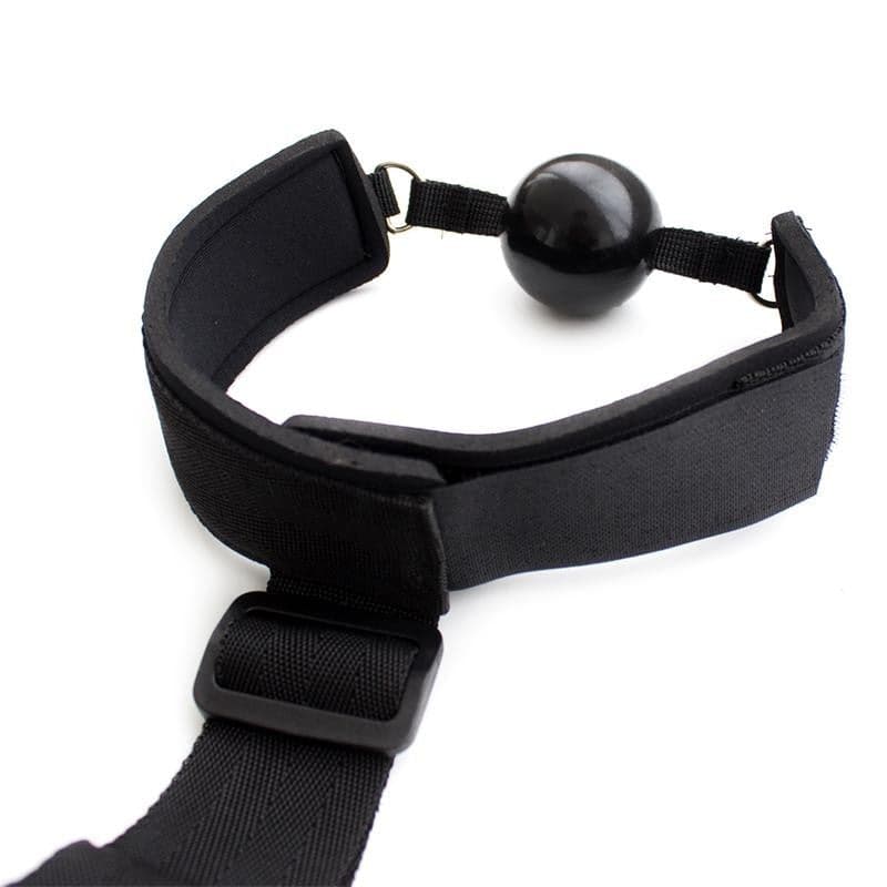 Latetobed BDSM line Set collare + manette per bondage fetish BDSM scomponibile in prodotto Erosdom - Palmi, commercioVirtuoso.it