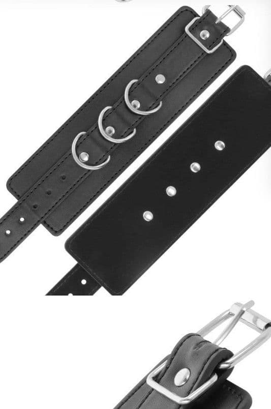 Darkness fetish cavigliere manette per caviglie bondage fetish BDSM in prodotto Erosdom - Palmi, commercioVirtuoso.it