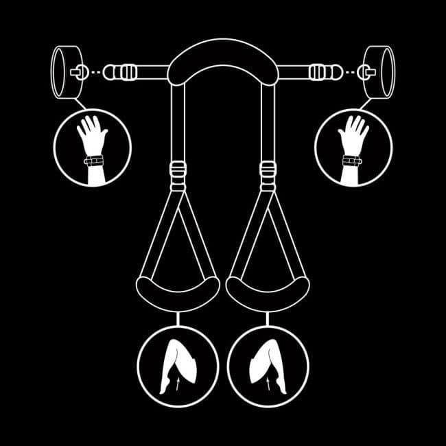 Fetish submissive contenzione blocco per posizione a gambe in sù per missionari in prodotto Erosdom - Palmi, commercioVirtuoso.it