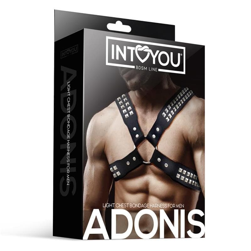 Adonis BDSM line imbracatura per uomo petto fetish play, roleplay e look club in prodotto Erosdom - Palmi, commercioVirtuoso.it