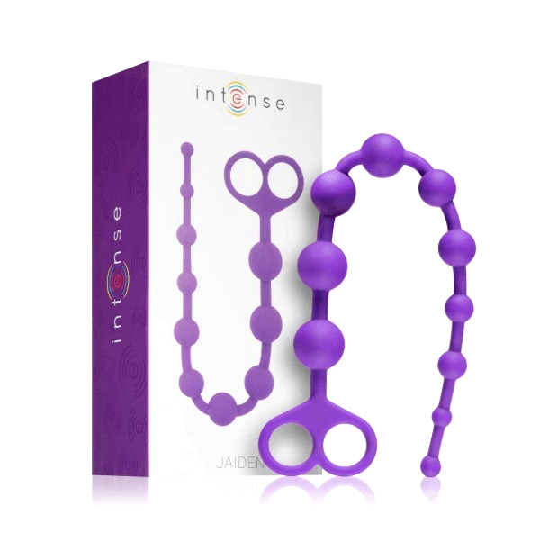 Intense Jaiden 9 perle anali Progressive viola catena palle anal 34 cm