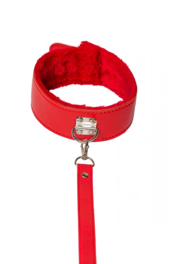 Collare con guinzaglio LOLA Games Party Hard – Collar “Circus” Rosso in prodotto Erosdom - Palmi, commercioVirtuoso.it