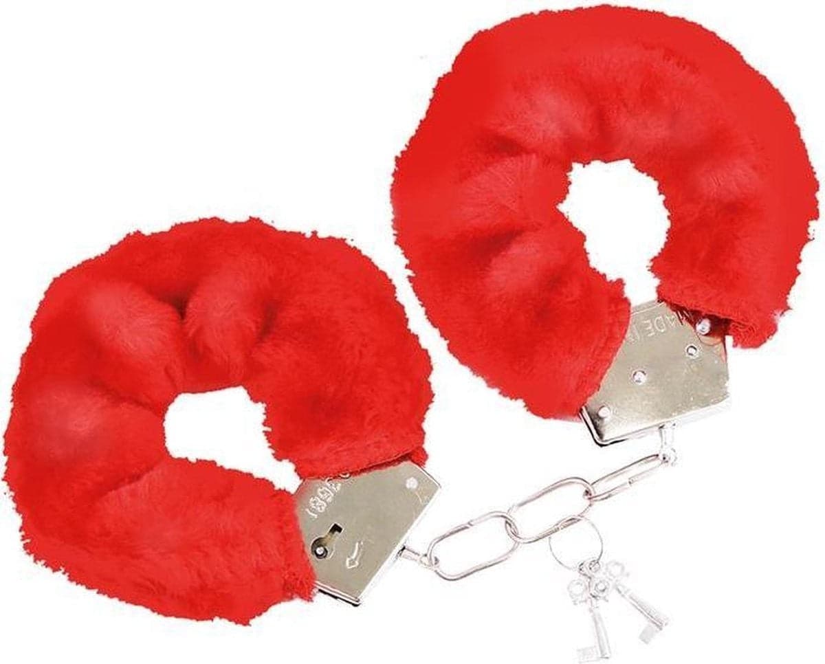 Set Bondage rosso maschera frustino e manette per giochi fetish bondage BDSM kit in prodotto Erosdom - Palmi, commercioVirtuoso.it