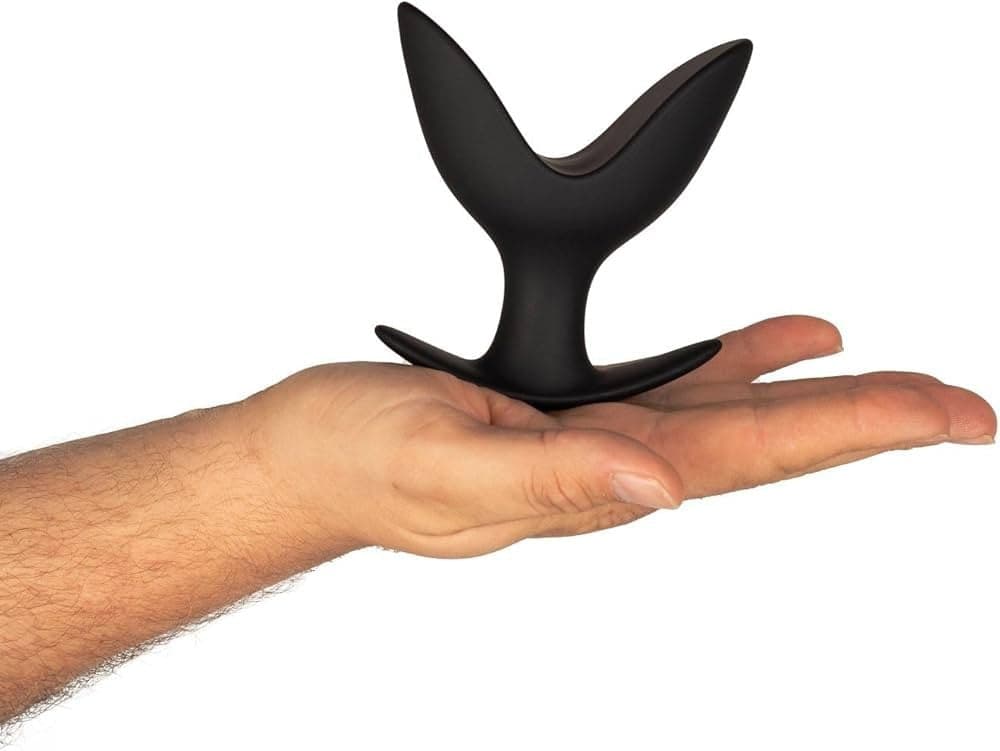 Ancora Anale Large Extreme nero silicone per giochi anali Anal anchor plug in prodotto Erosdom - Palmi, commercioVirtuoso.it