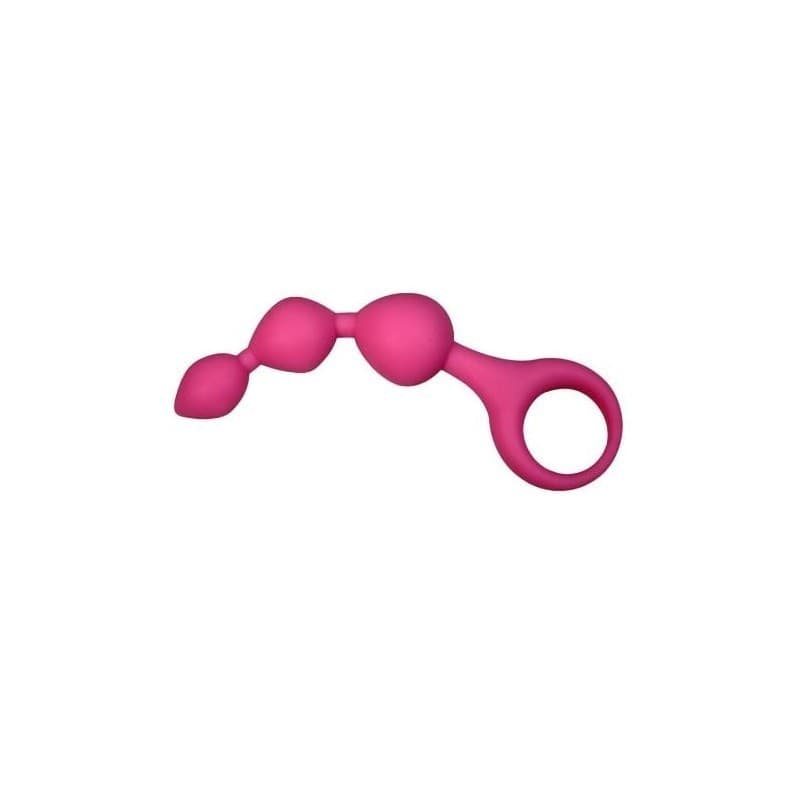 Anal Tribal 3 perle crescenti curve anali rosa silicone 15 cm 9,5 inseribile in prodotto Erosdom - Palmi, commercioVirtuoso.it