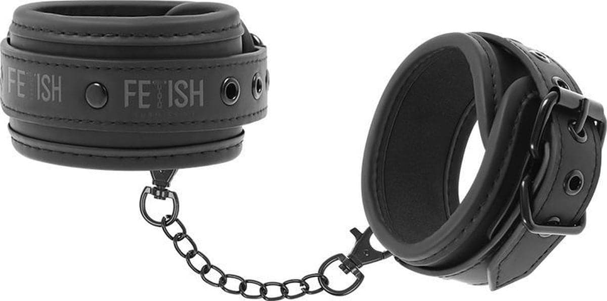 Fetish submissive cavigliere con catena regolabile morbida bondage BDSM in prodotto Erosdom - Palmi, commercioVirtuoso.it