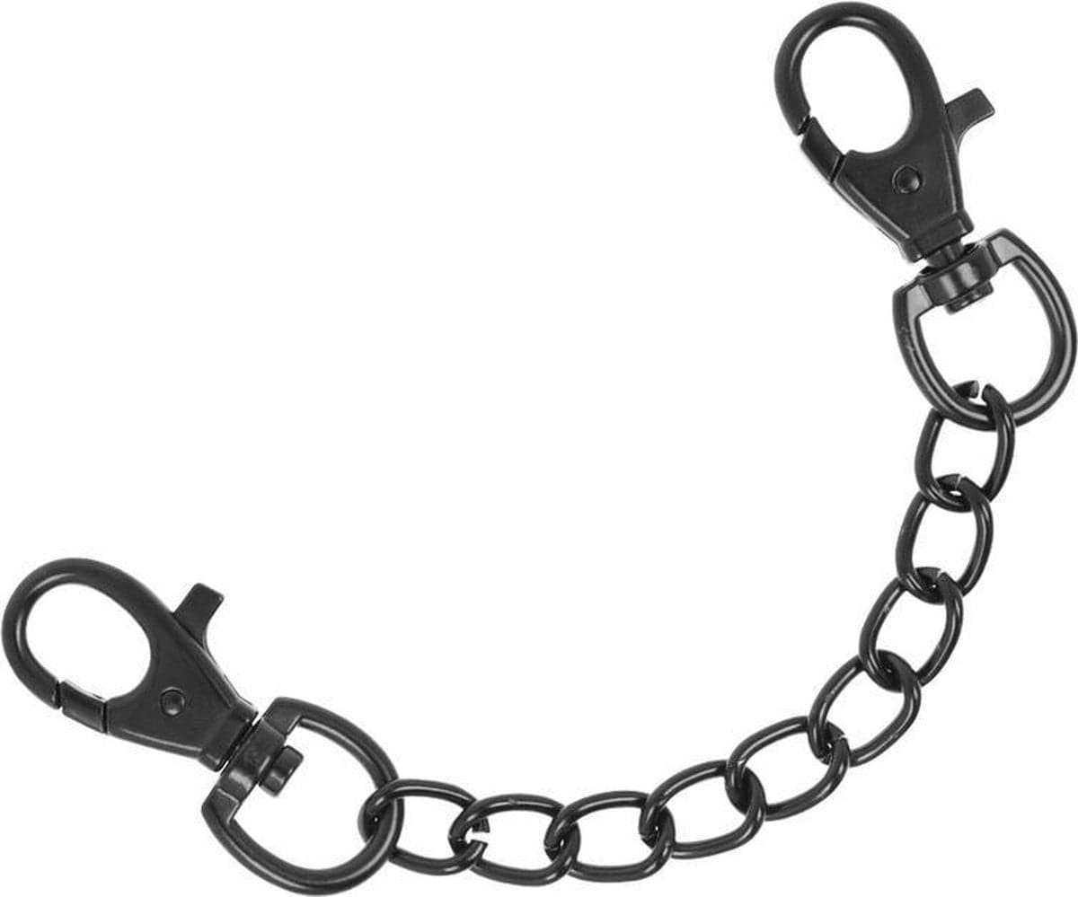 Fetish submissive cavigliere con catena regolabile morbida bondage BDSM in prodotto Erosdom - Palmi, commercioVirtuoso.it