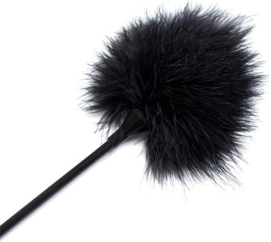 Frustino Ticler tintillatore piume circa 42 cm fetish bondage BDSM sadomaso nero in prodotto Erosdom - Palmi, commercioVirtuoso.it