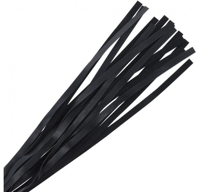 Frustino Flogger nero circa 45 cm fetish bondage BDSM sadomaso frusta in prodotto Erosdom - Palmi, commercioVirtuoso.it