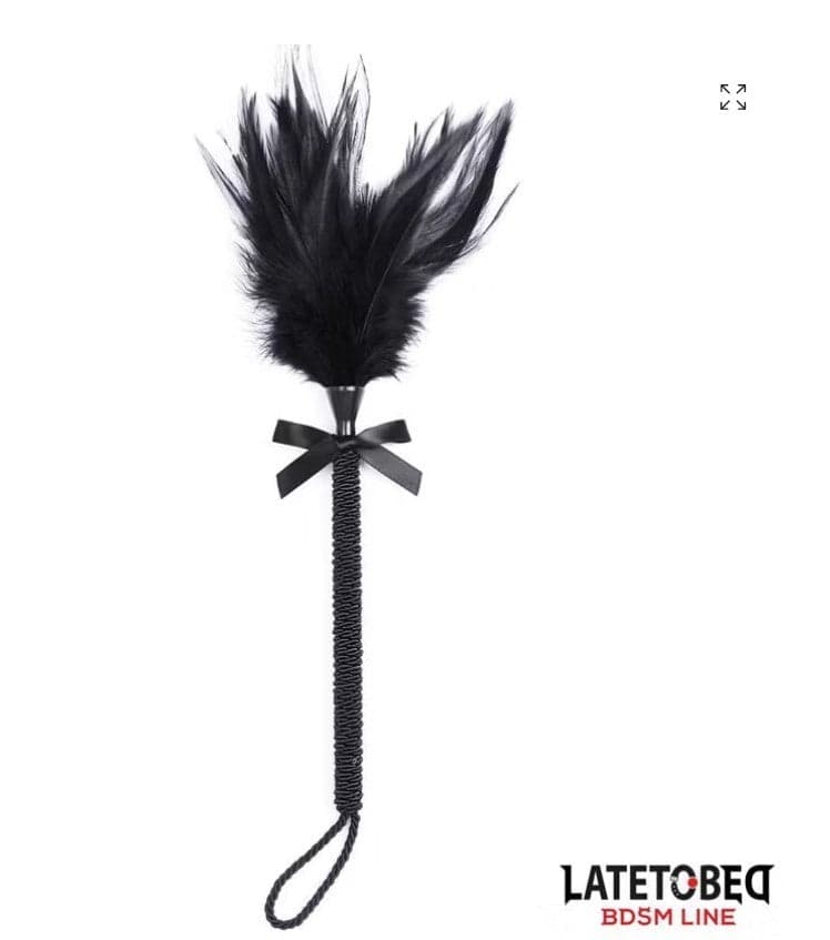 Frustino Ticler tintillatore piume circa 40 cm fetish bondage BDSM sadomaso in prodotto Erosdom - Palmi, commercioVirtuoso.it