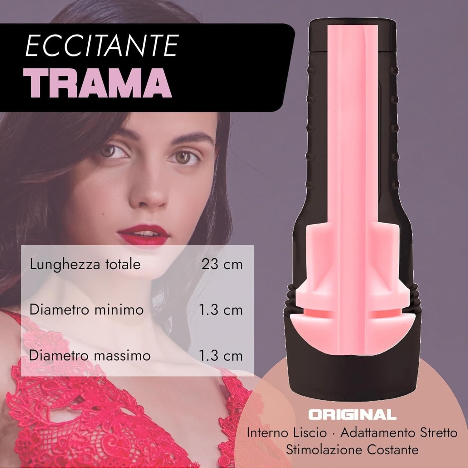 Fleshlight Pink Lady Original Masturbatore Premium SuperSkin stimolante in prodotto Erosdom - Palmi, commercioVirtuoso.it