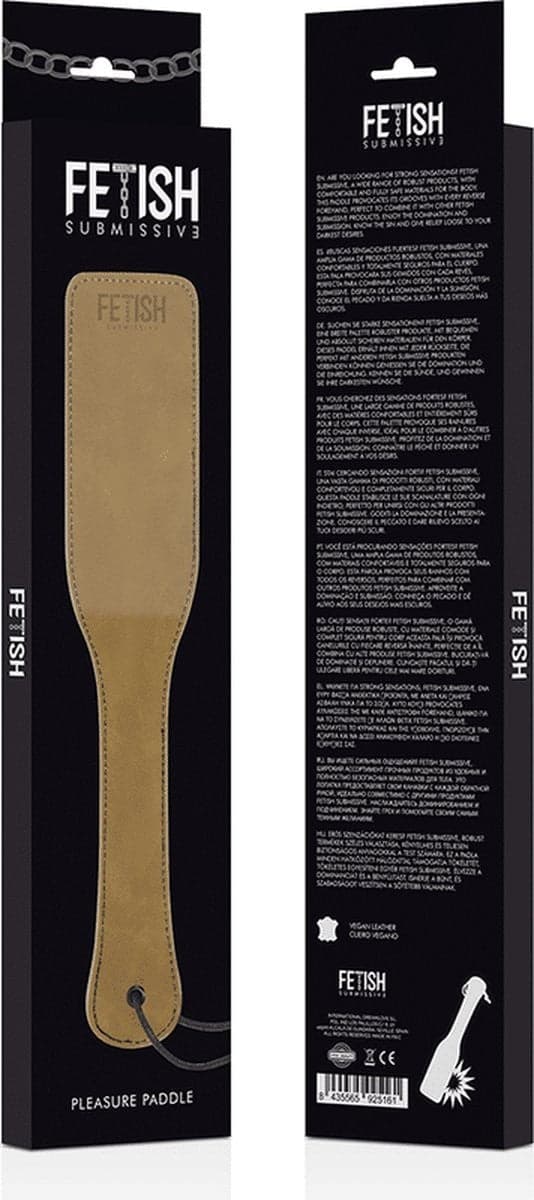 Sculacciatore Premium paddle verde pelle vegan fetish bondage BDSM sadomaso in prodotto Erosdom - Palmi, commercioVirtuoso.it