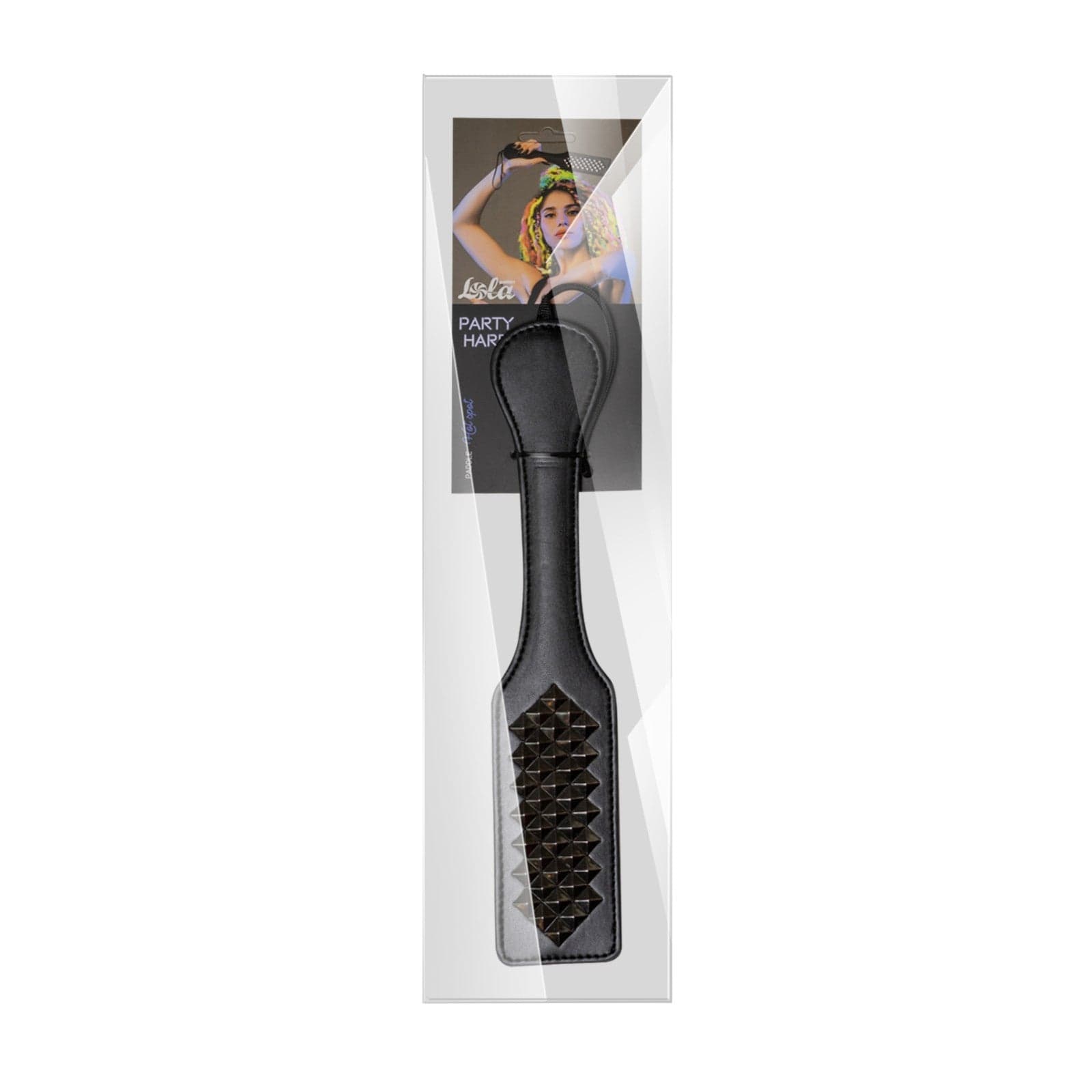 Sculacciatore Premium paddle Hot Spot nero 32 pelle fetish bondage BDSM sadomaso in prodotto Erosdom - Palmi, commercioVirtuoso.it