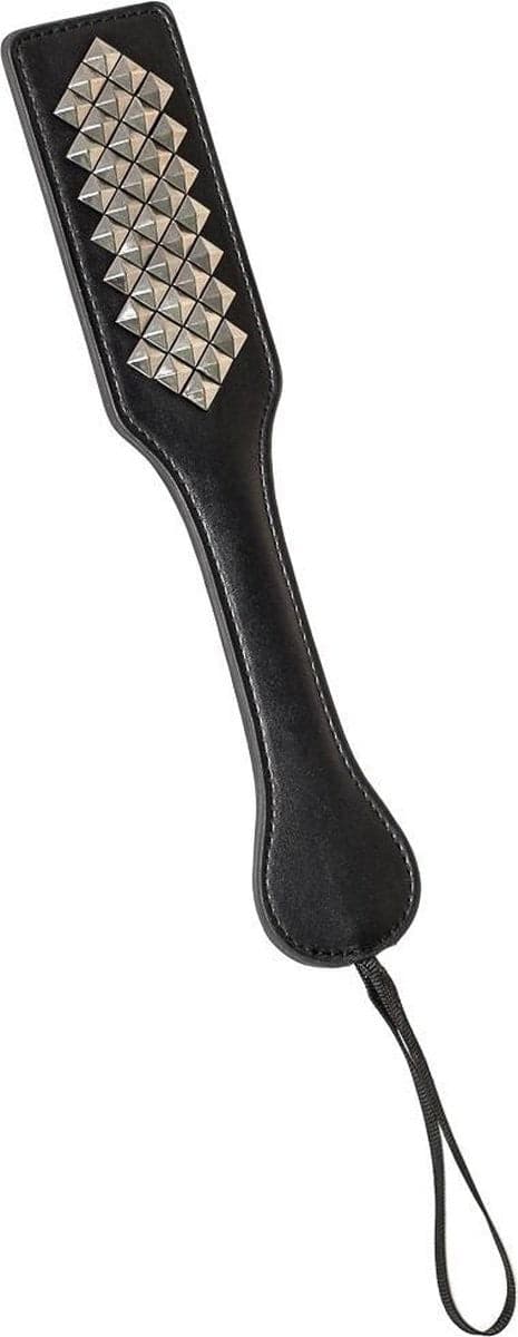 Sculacciatore Premium paddle Hot Spot nero 32 pelle fetish bondage BDSM sadomaso in prodotto Erosdom - Palmi, commercioVirtuoso.it