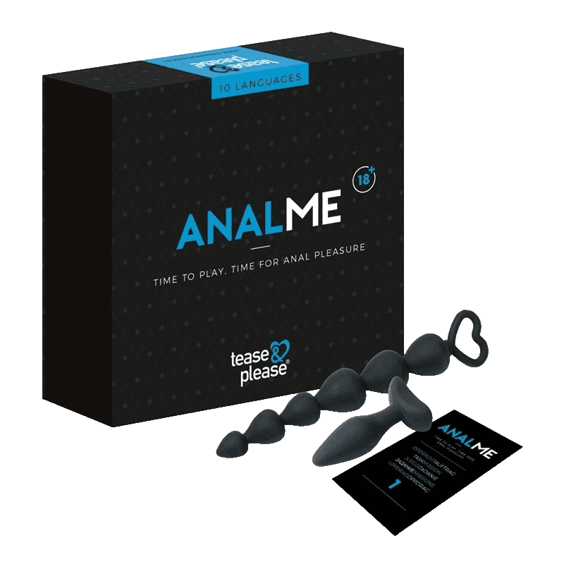 Gioco per coppie con stimolatore plug anale lubrificante divertentissimo !