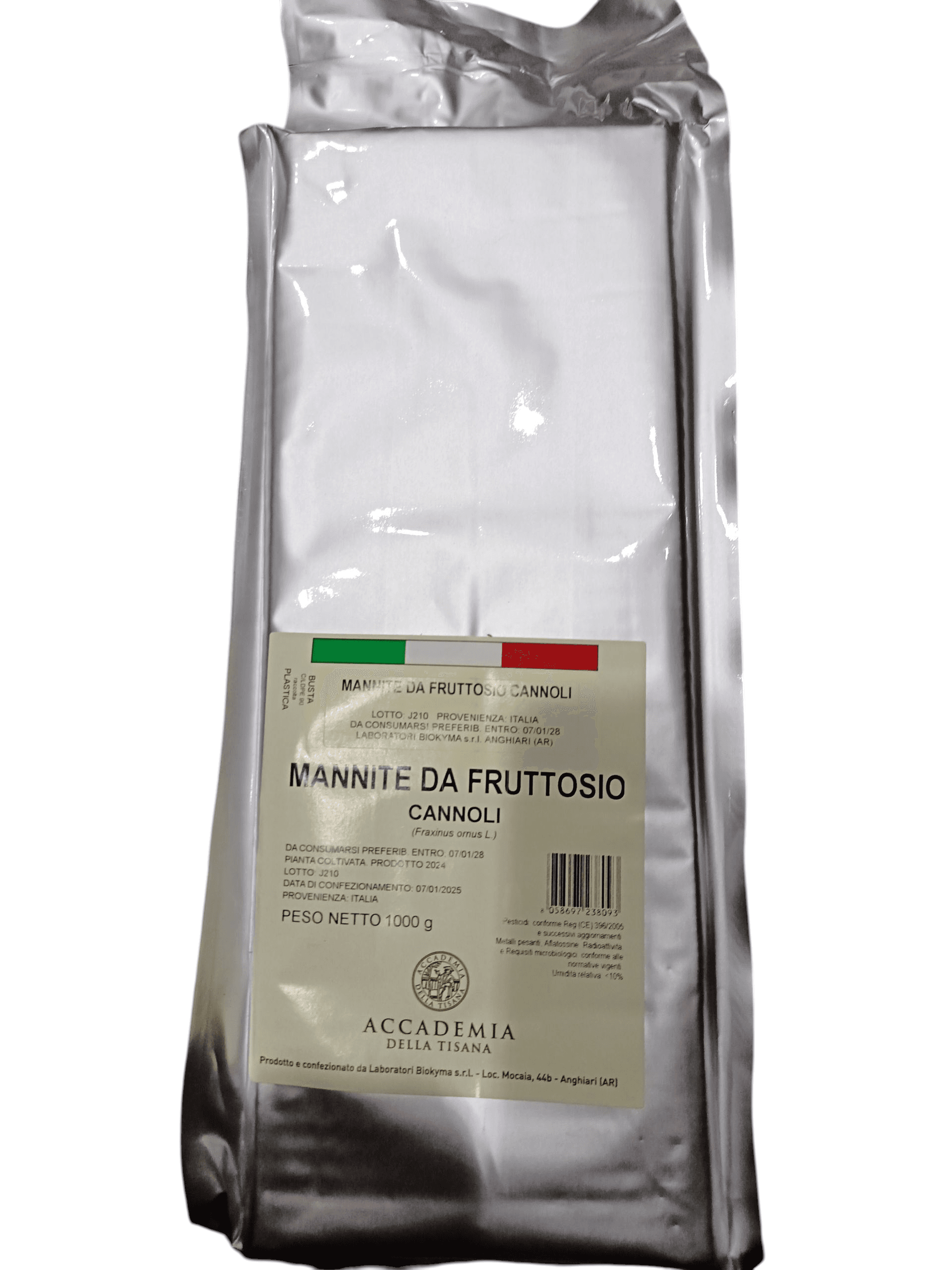 MANNITE DA FRUTTOSIO E DA FRASSINO CANNOLI 1KG