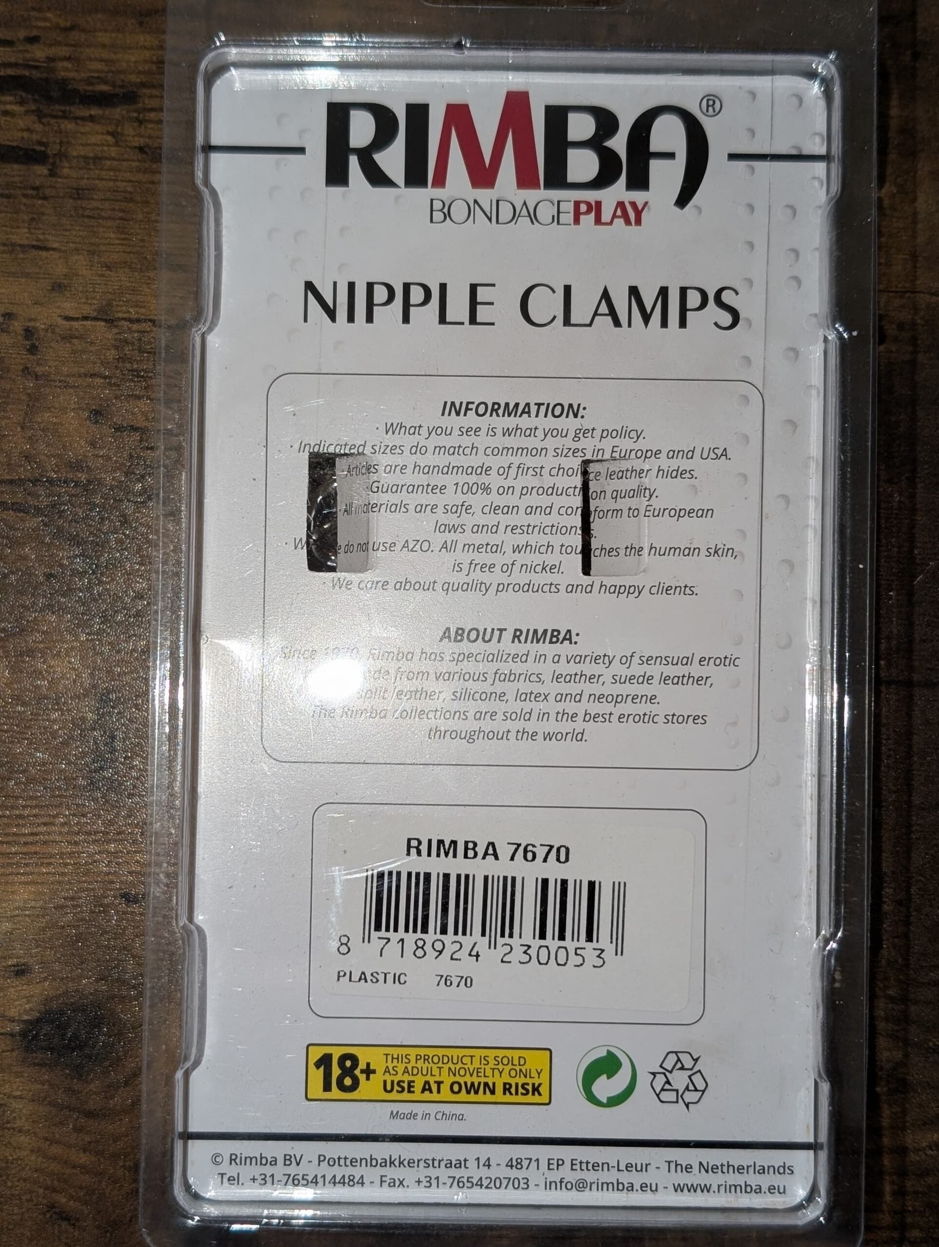 Rimba Nipple Clamps Morsetti per Capezzoli Regolabili argento e nero in prodotto Erosdom - Palmi, commercioVirtuoso.it