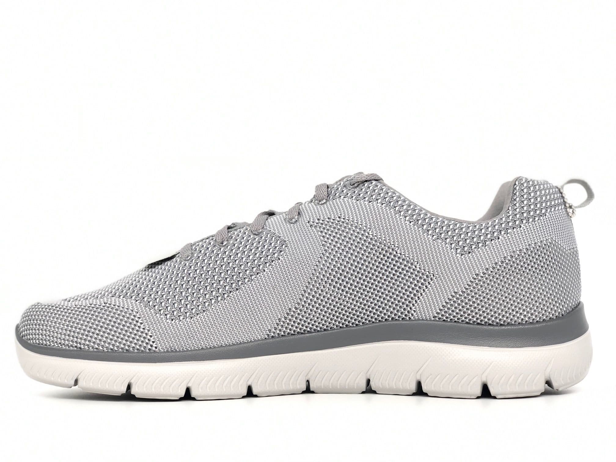 SKECHERS Sneaker uomo grigie con memory in Sneaker casual Calzature Durello - Agna, commercioVirtuoso.it