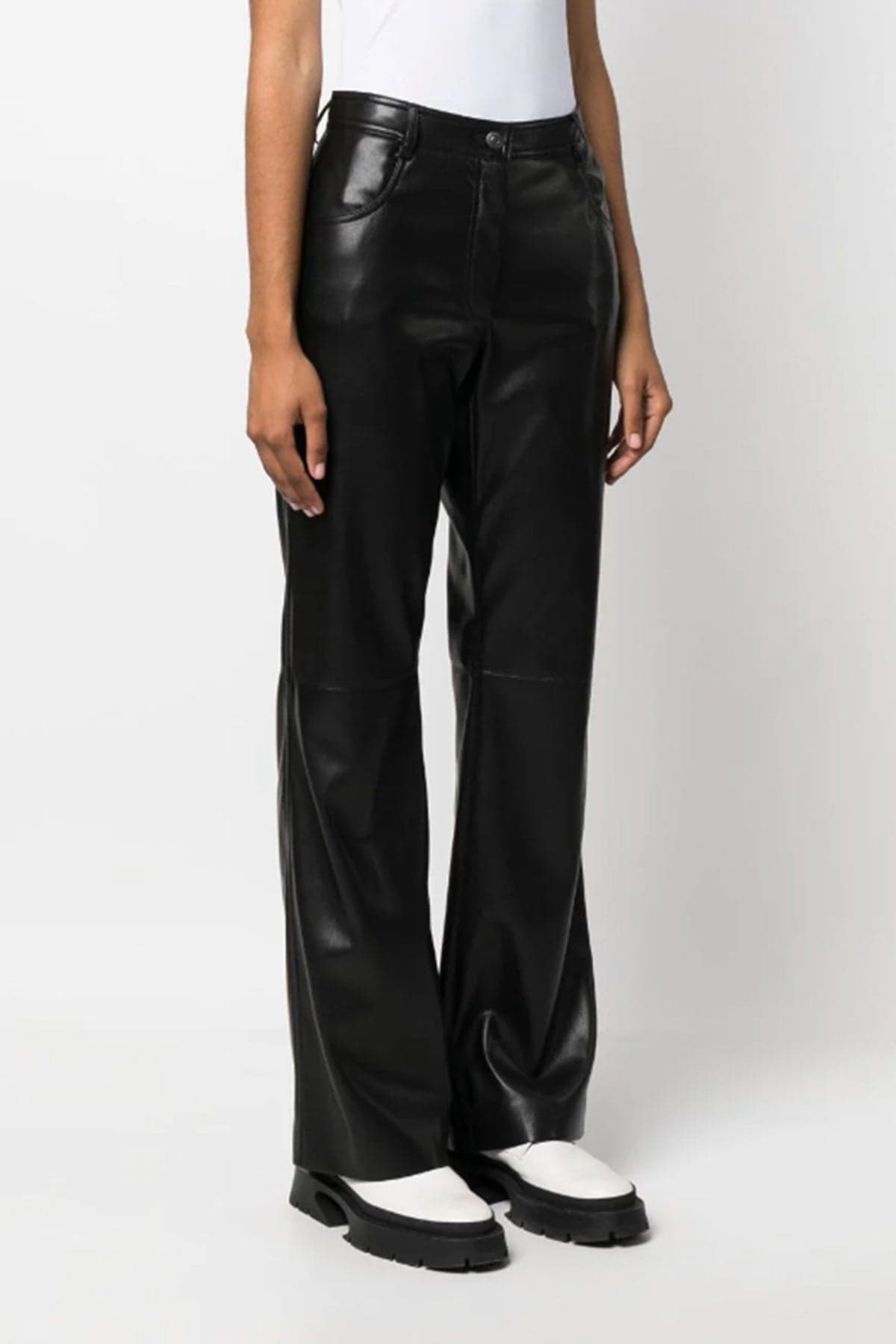 MSGM Pantaloni Nero da donna in Pantaloni Drestige - Casamassima, commercioVirtuoso.it