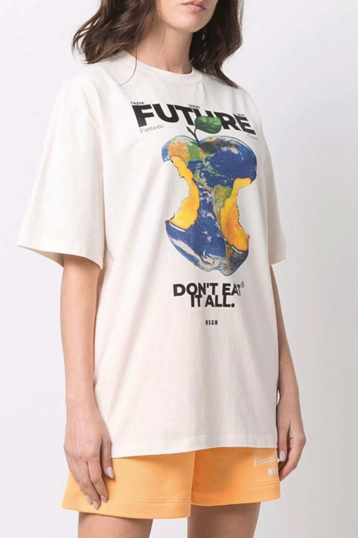 MSGM T-shirt e Polo Bianco da donna in Polo Drestige - Casamassima, commercioVirtuoso.it