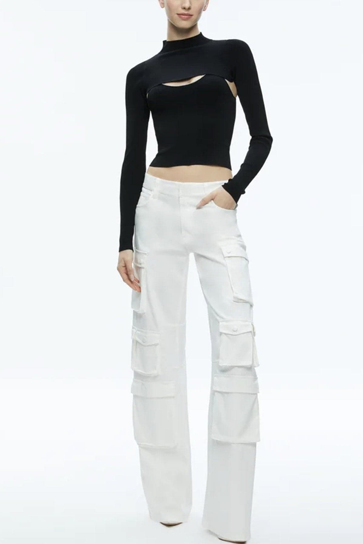 Alice + Olivia Pantaloni Beige da donna in Pantaloni Drestige - Casamassima, commercioVirtuoso.it