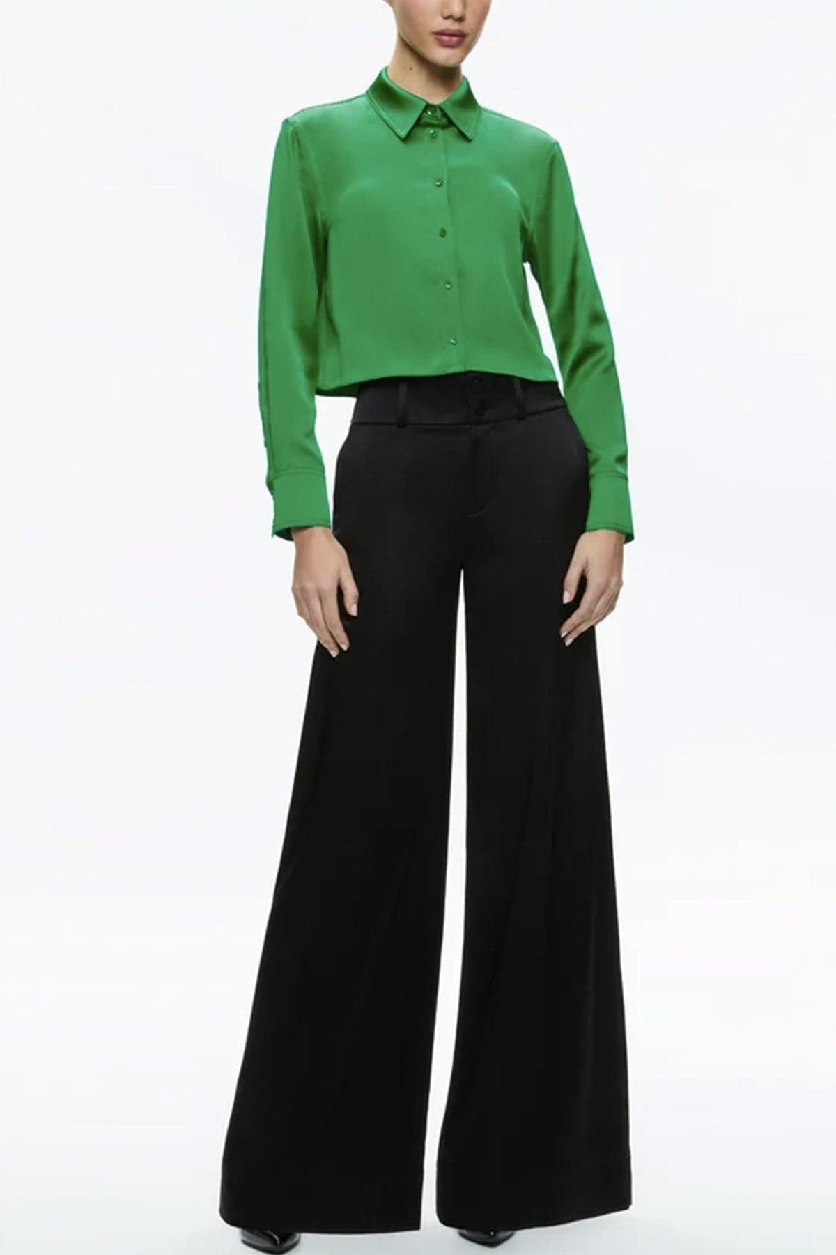 Alice + Olivia Camicie Verde smeraldo da donna in Bluse e camicie Drestige - Casamassima, commercioVirtuoso.it