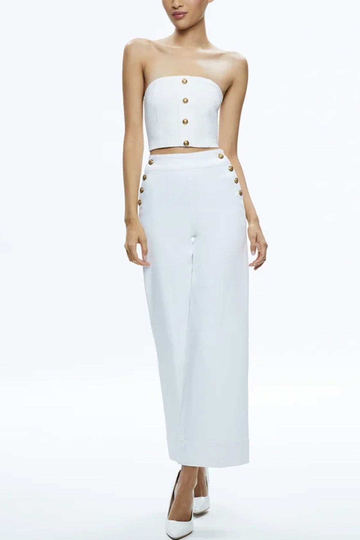 Alice + Olivia Jeans Beige da donna in Jeans Drestige - Casamassima, commercioVirtuoso.it