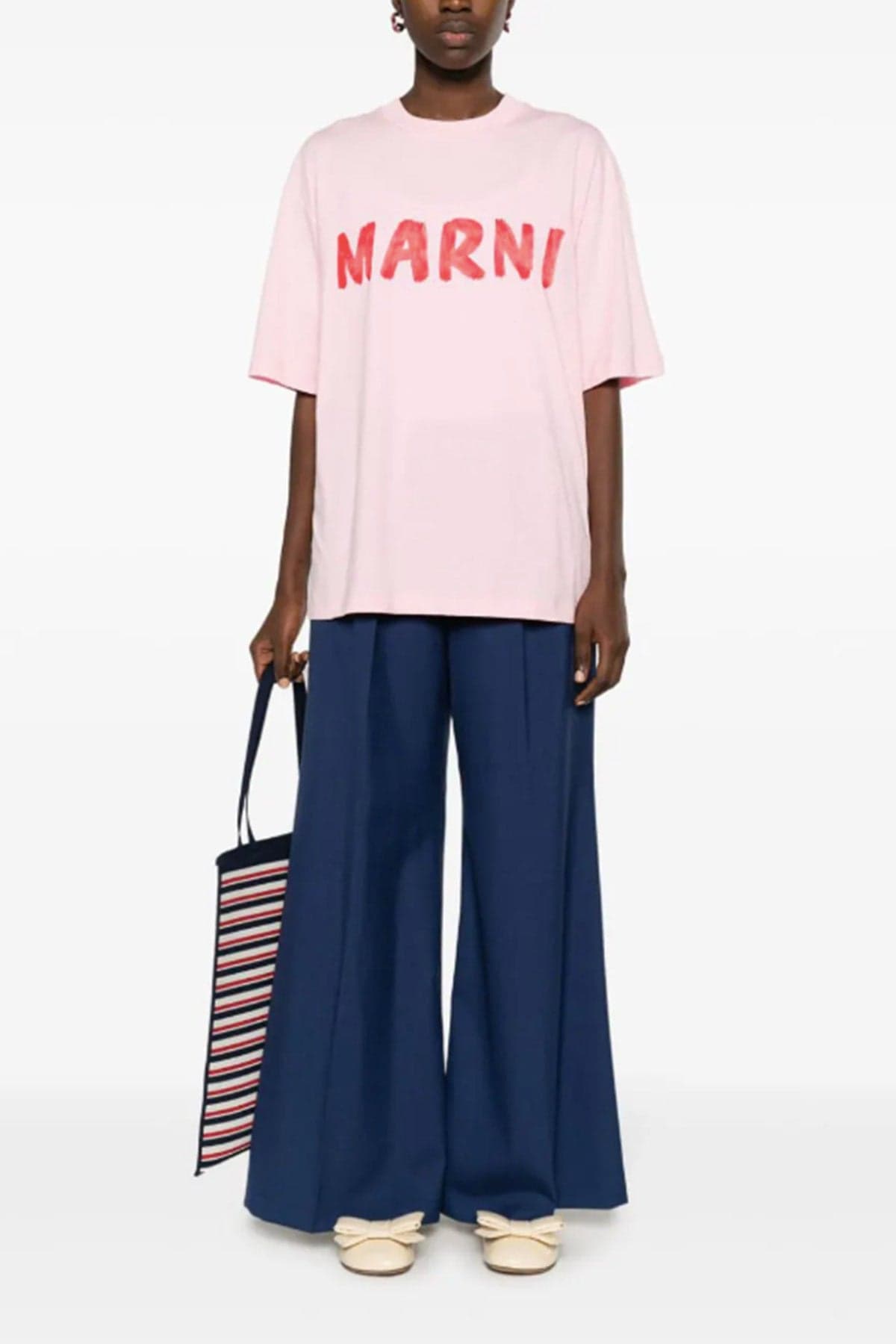 Marni Pantaloni Blue da donna in Pantaloni Drestige - Casamassima, commercioVirtuoso.it