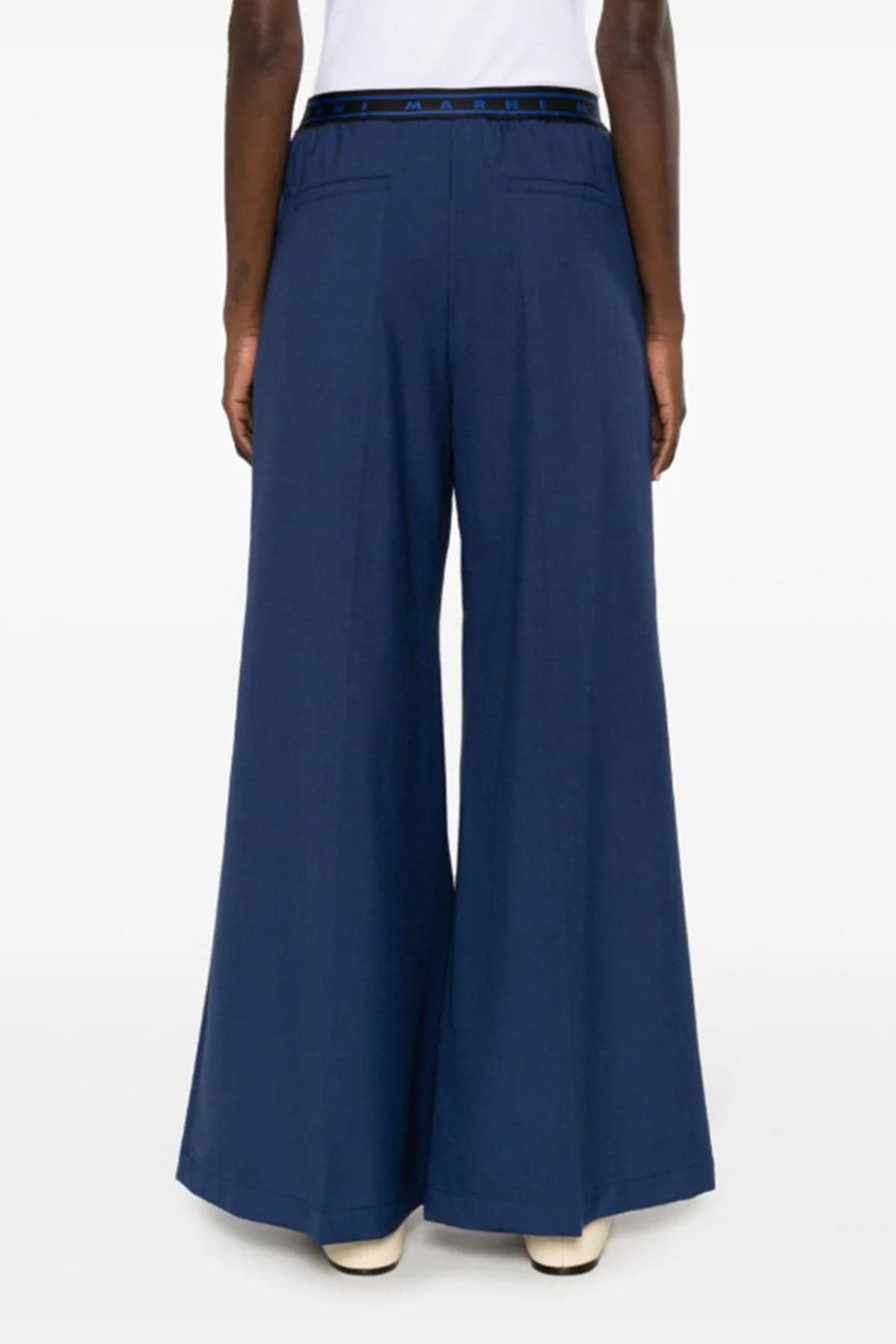 Marni Pantaloni Blue da donna in Pantaloni Drestige - Casamassima, commercioVirtuoso.it