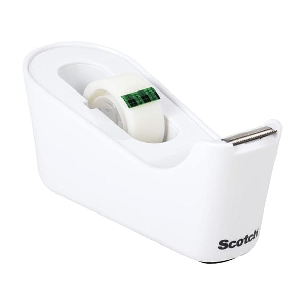 Dispenser da Tavolo C18  bianco+ 1 rotolo di nastro adesivo ScotchÂ® Magic19x33
