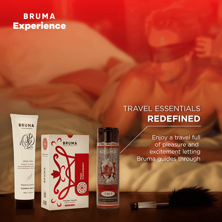 BRUMA XPERIENCE - KIT TENTAZIONE VIBRO-ORGASMICA DOLCE FRAGOLA in Ammorbidente liquido Desideria Shop - Latina, commercioVirtuoso.it