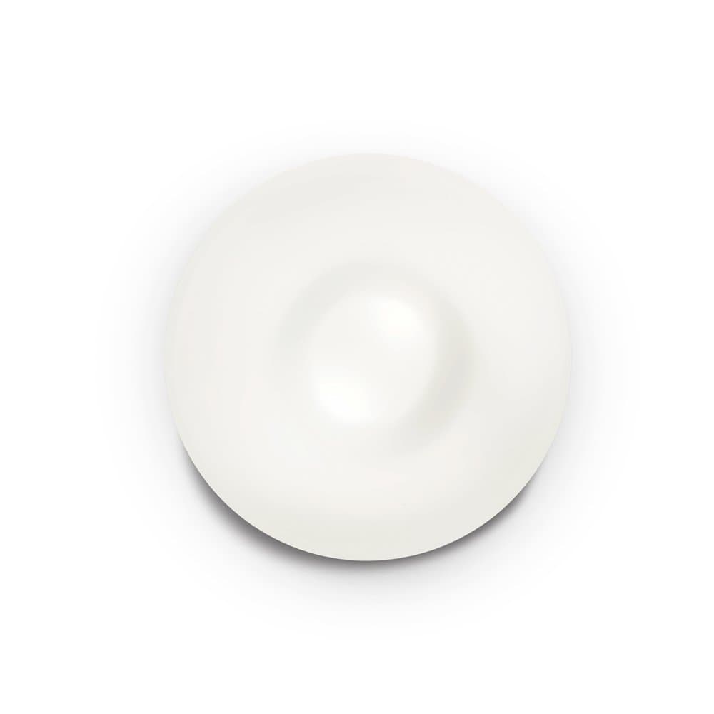 Plafoniera Moderna Glory Vetro Bianco 2 Luci E27 D40Cm