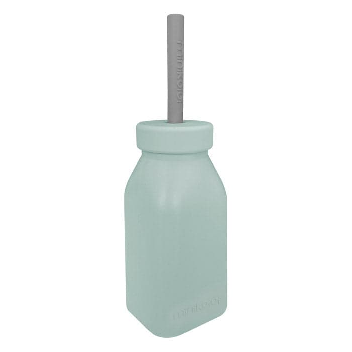 Bottiglia 200 ml silicone Bottle + Straw Minikoioi in Borracce La Casa Del Bebè - Napoli, commercioVirtuoso.it