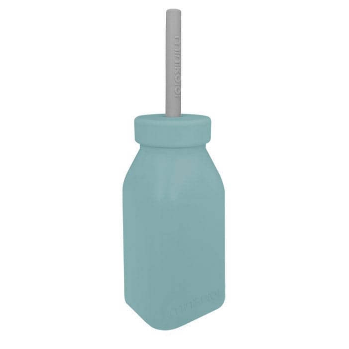 Bottiglia 200 ml silicone Bottle + Straw Minikoioi in Borracce La Casa Del Bebè - Napoli, commercioVirtuoso.it