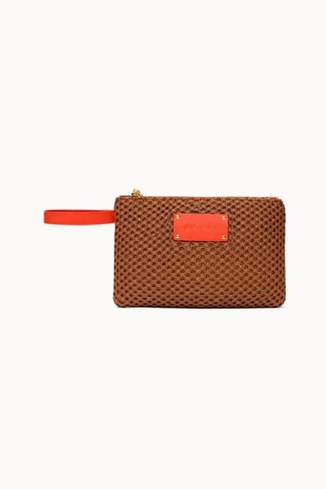 Pochette 4giveness Capri in rafia kenia