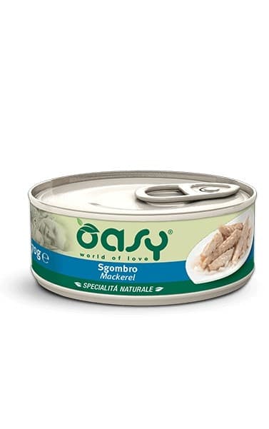 Oasy Gatti Specialità Naturale Sgombro Scatoletta 70gr - 1