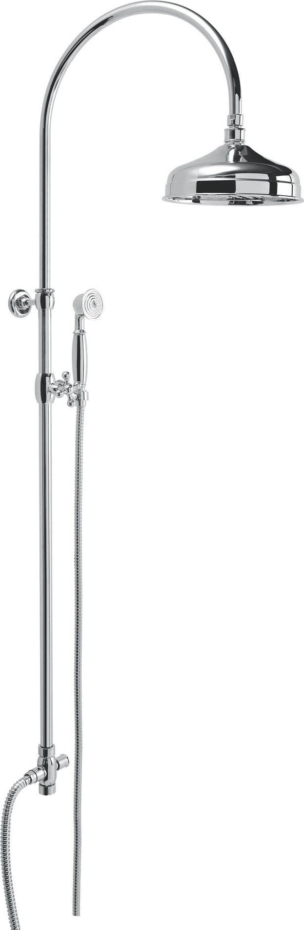 Colonna doccia vintage stile antico, completa