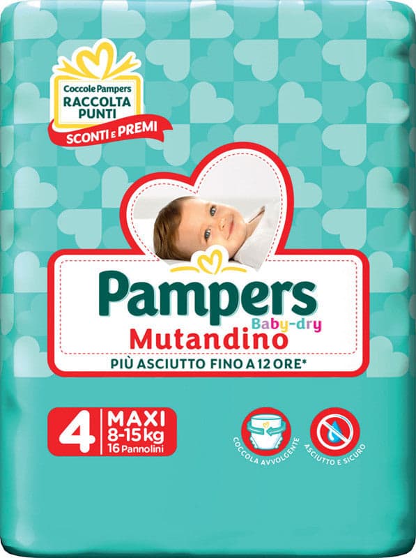Pampers bd mut sm tg4 mx sp 16