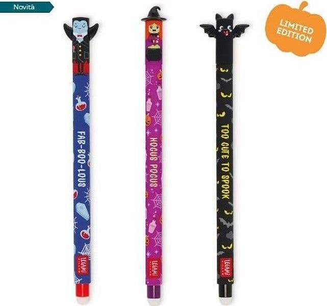 Tris Penne Halloween Legami - Limited Edition in Penne a sfera Cartospedia - Napoli, commercioVirtuoso.it