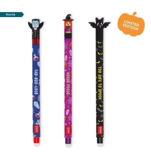 Tris Penne Halloween Legami - Limited Edition in Penne a sfera Cartospedia - Napoli, commercioVirtuoso.it