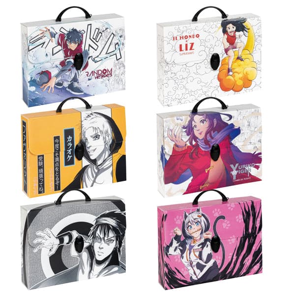 Valigetta Polionda Manga 27X37,5Cm Dorso 8Cm Fantasie Assortite Favorit